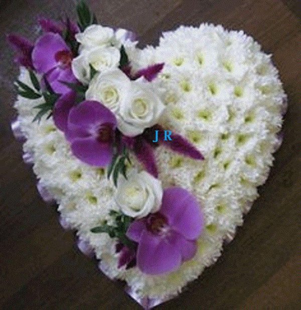 Сердце из цветов