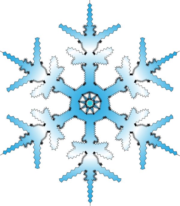 Снежинки для детей