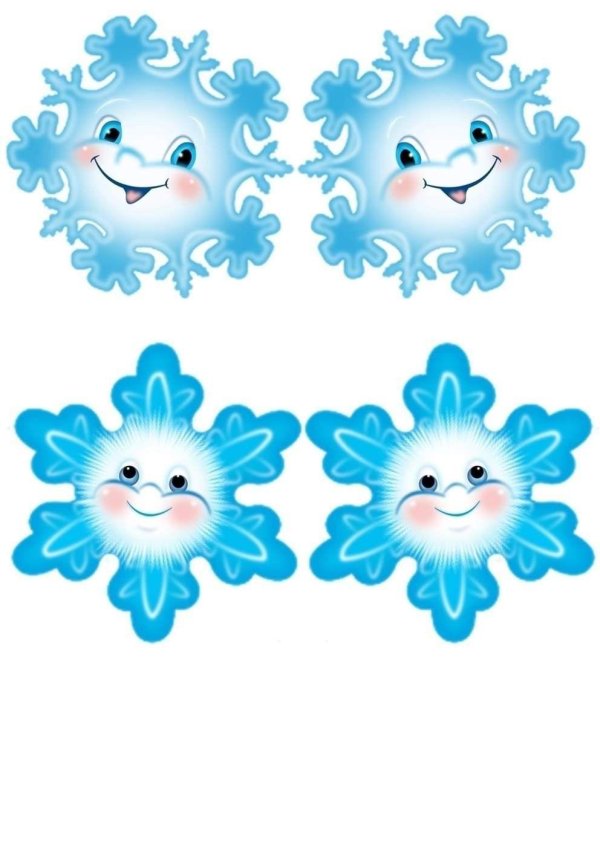 Снежинки для детей