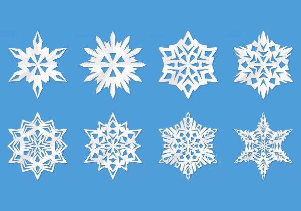 Снежинки для детей