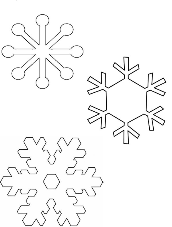 Снежинки для детей