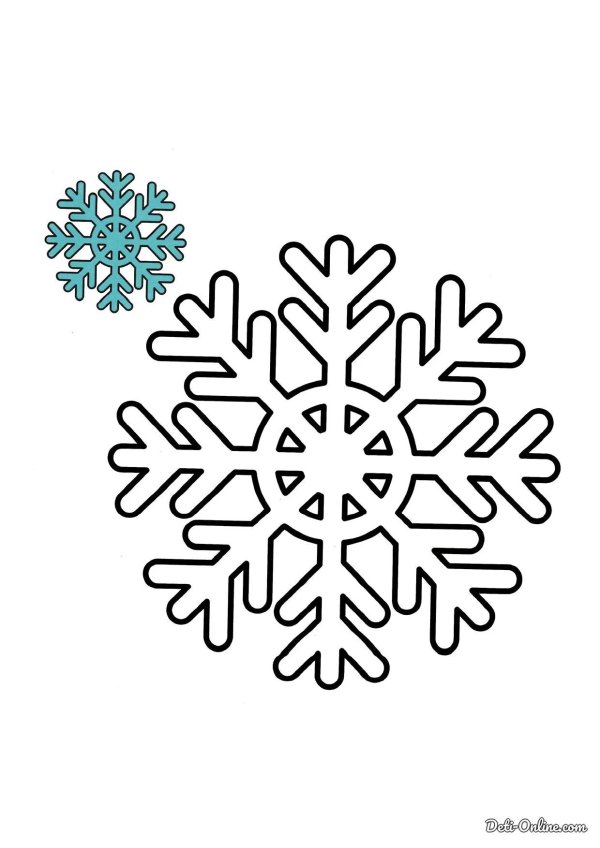 Снежинки для детей