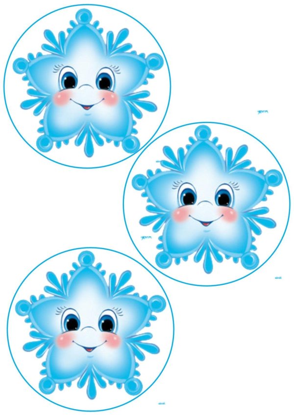 Снежинки для детей