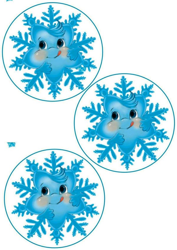 Снежинки для детей