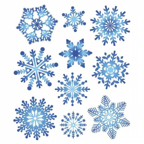 Снежинки для детей