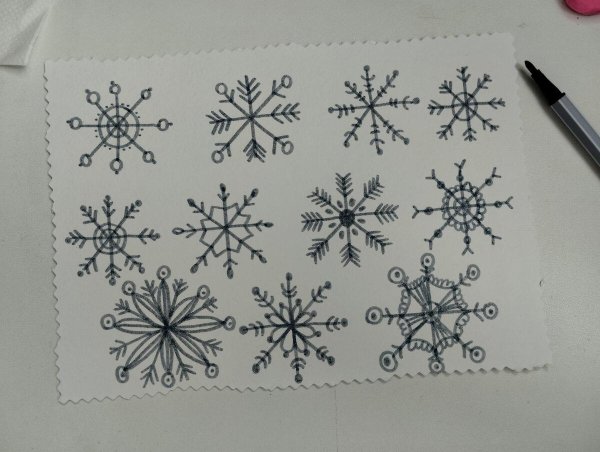 Снежинки для детей