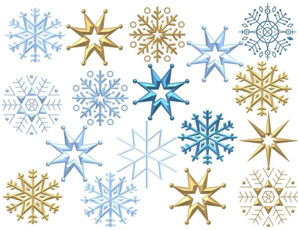 Снежинки для детей