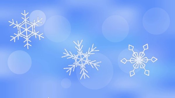 Снежинки для детей