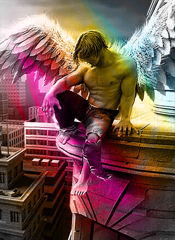 На аватарку ангелы