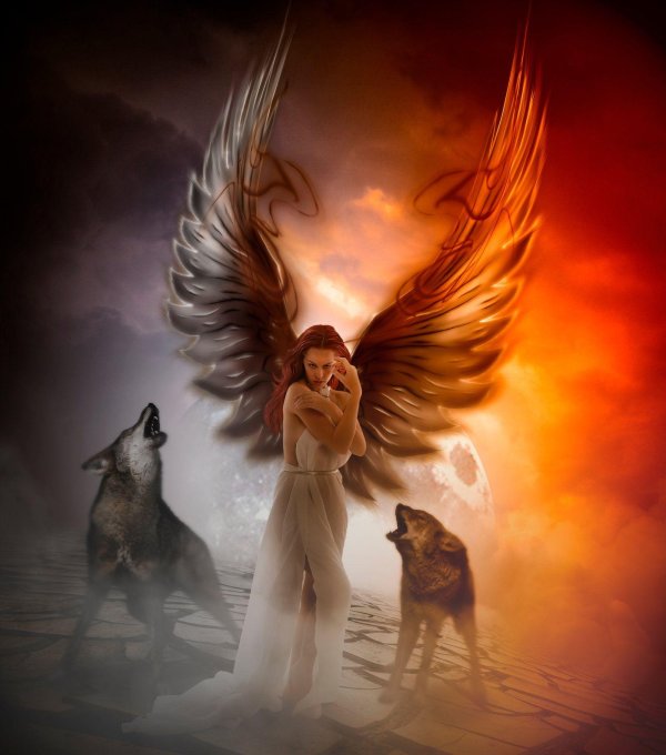 На аватарку ангелы