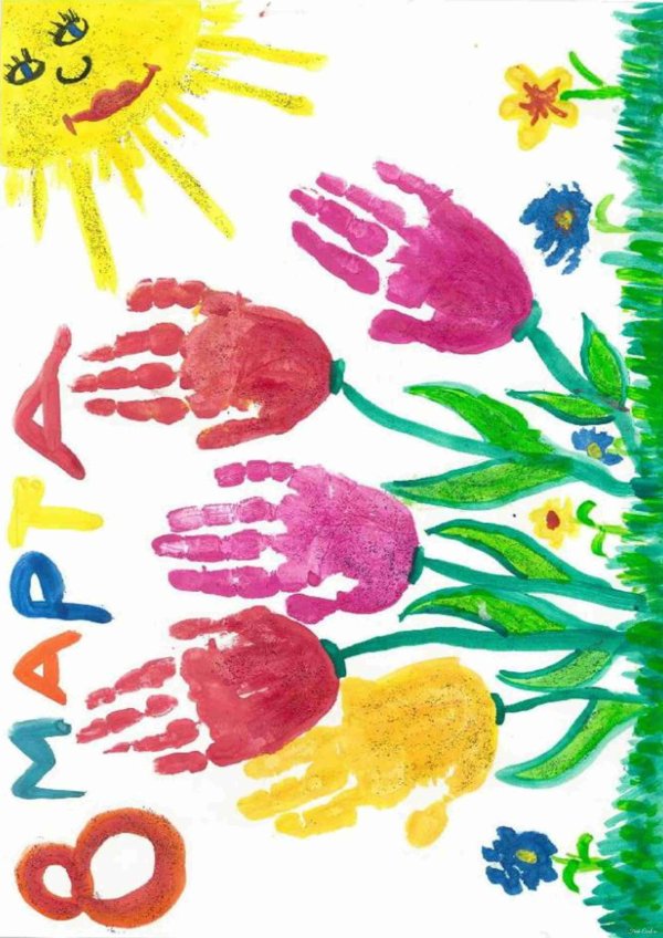 Карандашом на 8 марта