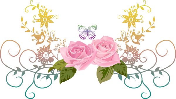 цветок узор