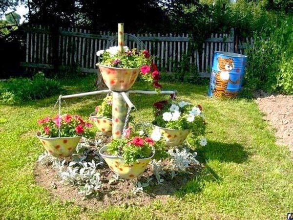 декор дачного участка