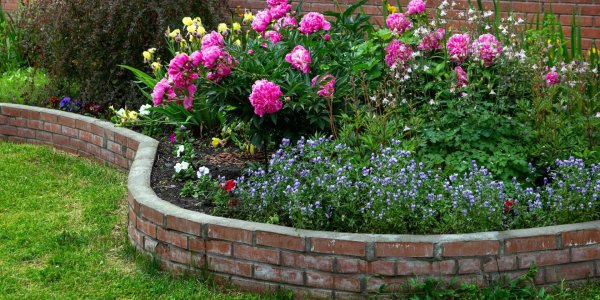 цветник бордюр