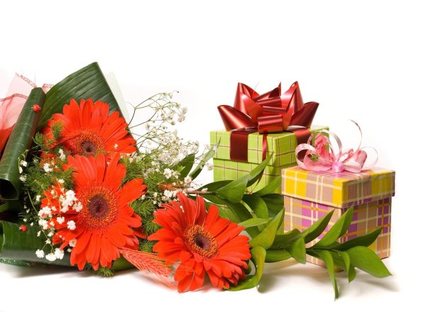 цветы в подарок