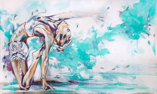 Йога нарисованные