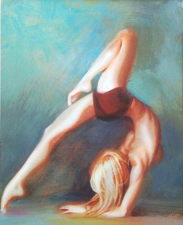 Йога нарисованные