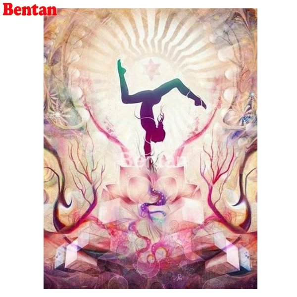 Йога нарисованные