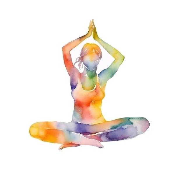 Йога нарисованные