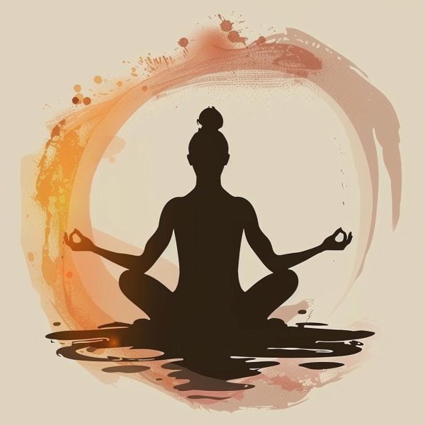 Йога нарисованные