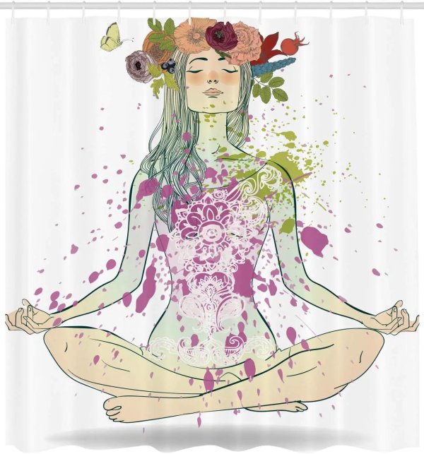 Йога нарисованные