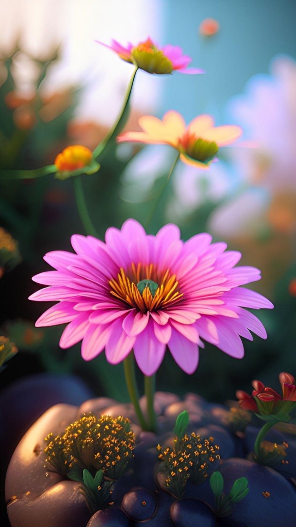 Один цветок