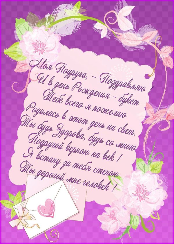 пожелания для подруги на день рождения