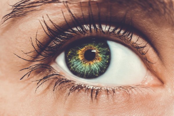 Глаза зеленые