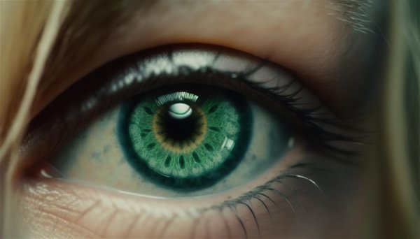 Глаза зеленые