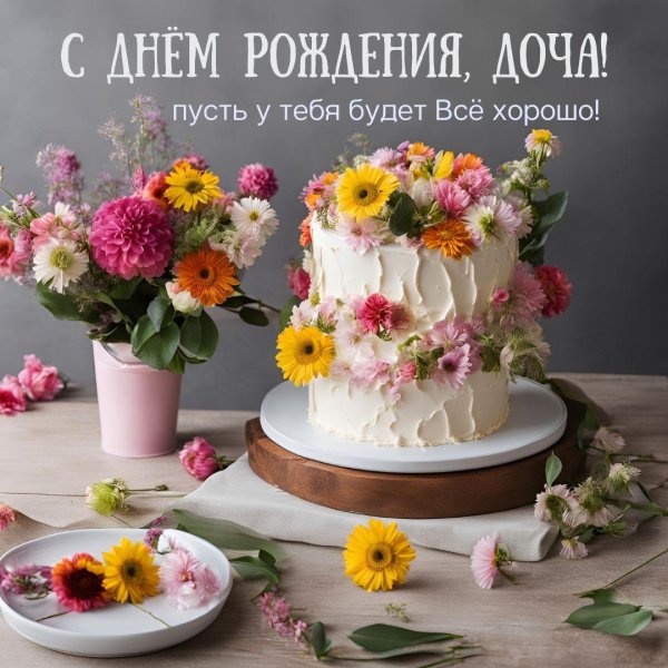 с днем рождением доченьки поздравления