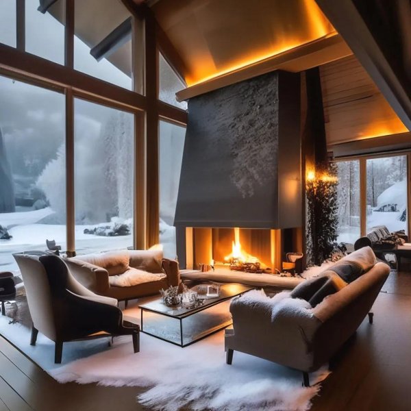 Внутри дома