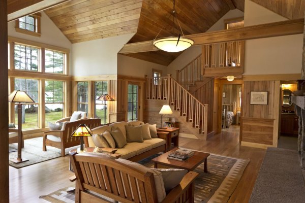 Внутри дома