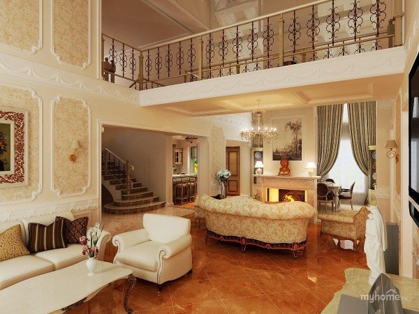 Внутри дома