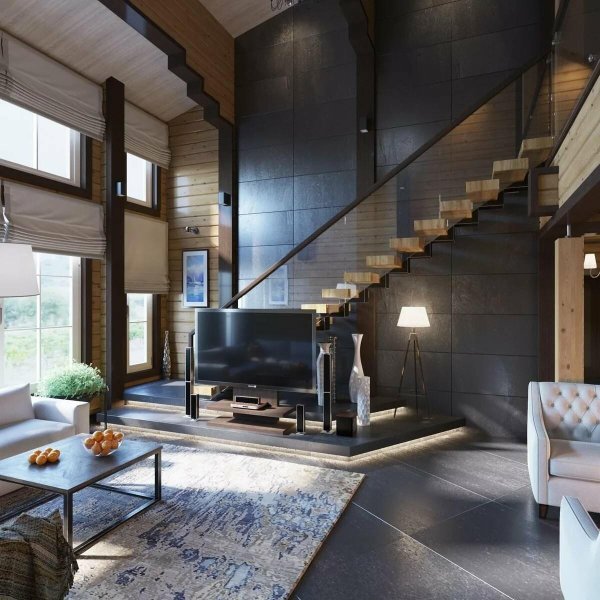 Внутри дома