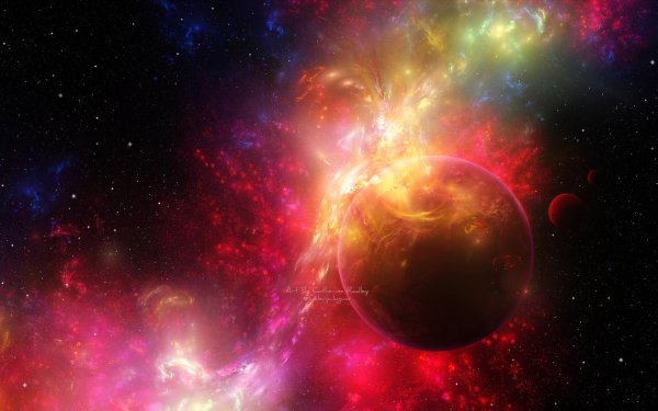 Яркие космос