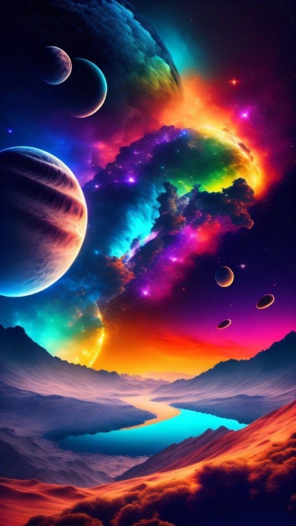 Яркие космос