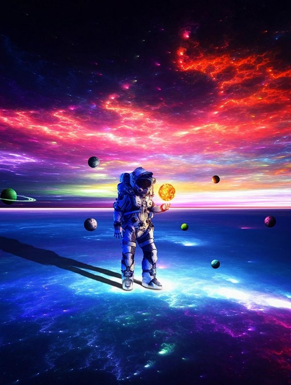 Яркие космос