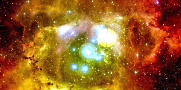 Яркие космос