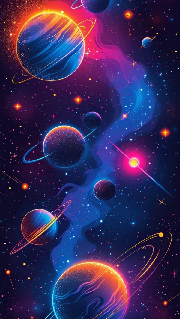 Яркие космос