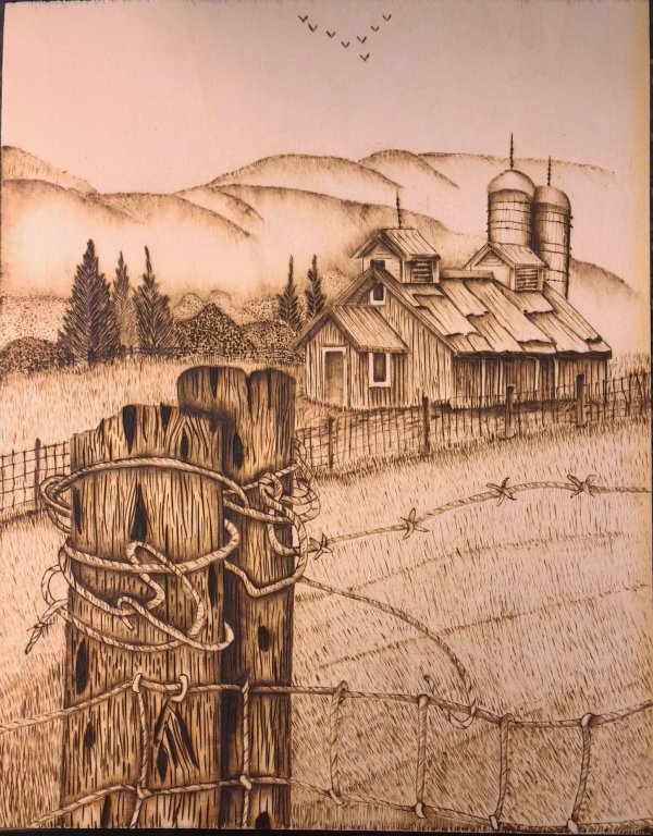 Выжигание по дереву