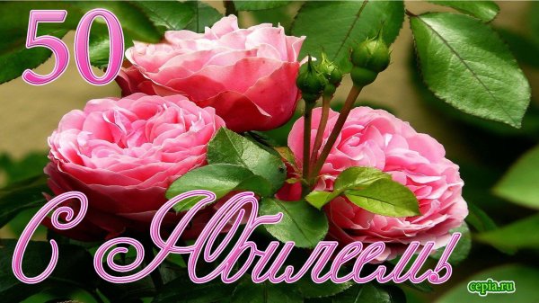 50 лет с юбилеем женщине