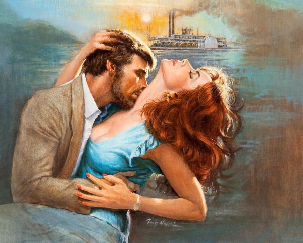 Влюбленные пары нарисованные