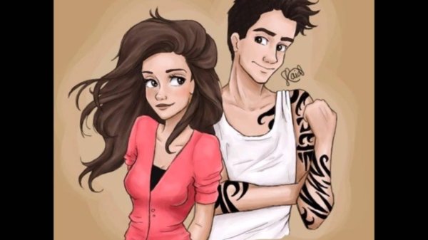 Влюбленные пары нарисованные