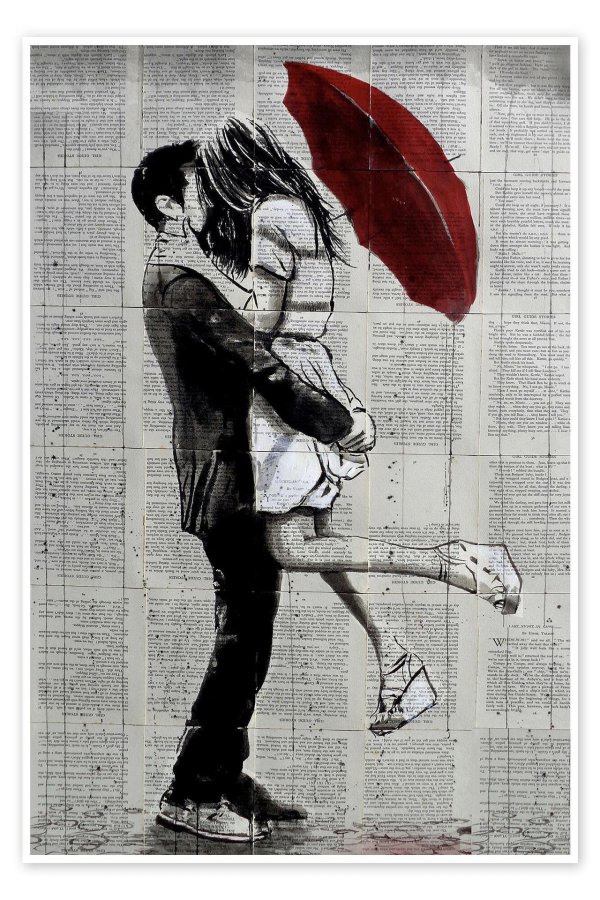 Влюбленные пары нарисованные