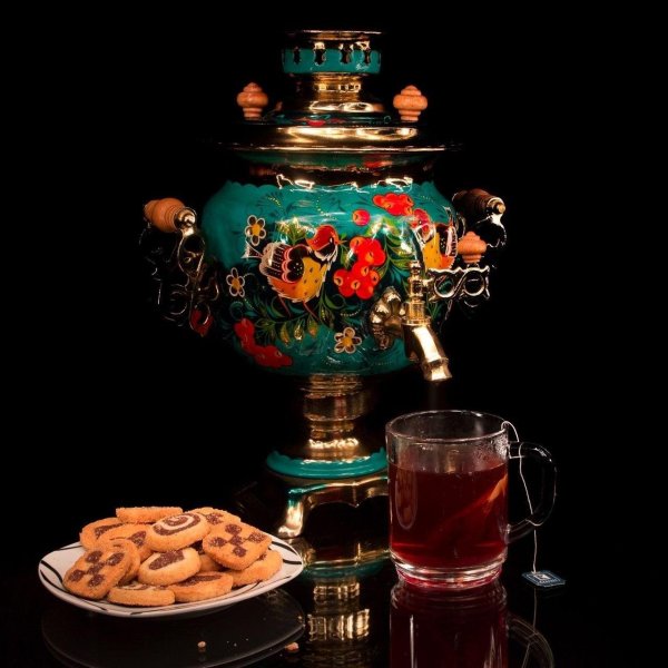 Чаепитие с самоваром