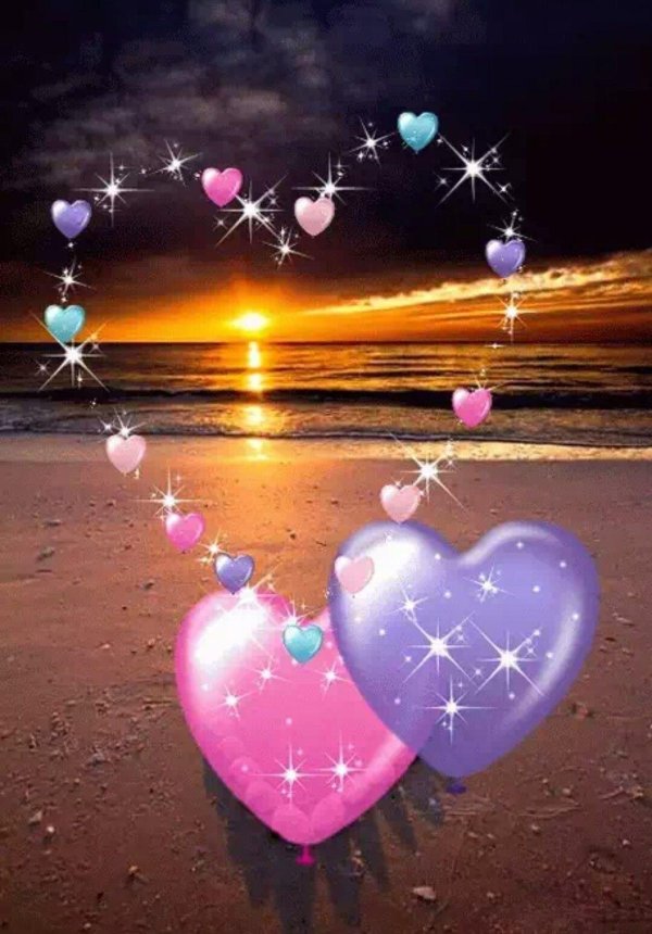 Сердечки необычные нежные