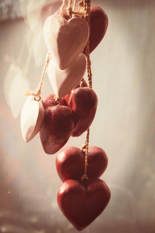 Сердечки необычные нежные