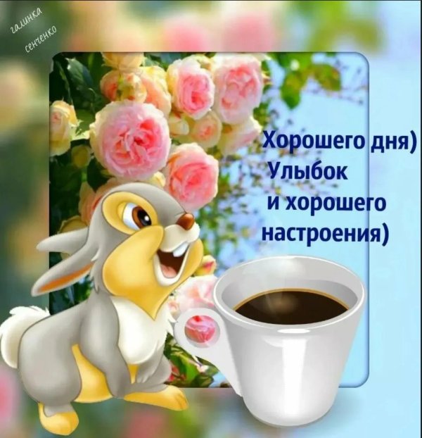 с хорошим днём и настроением