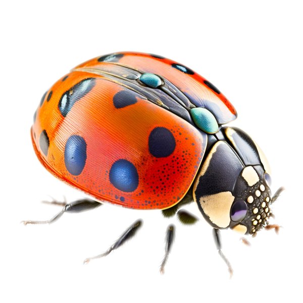 С божьей коровкой