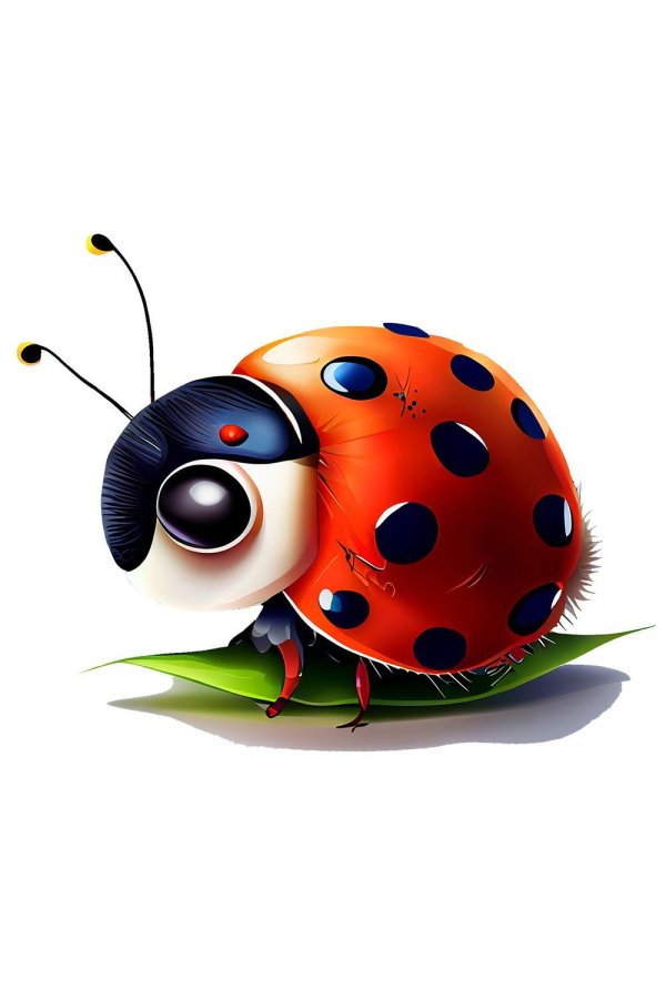 С божьей коровкой